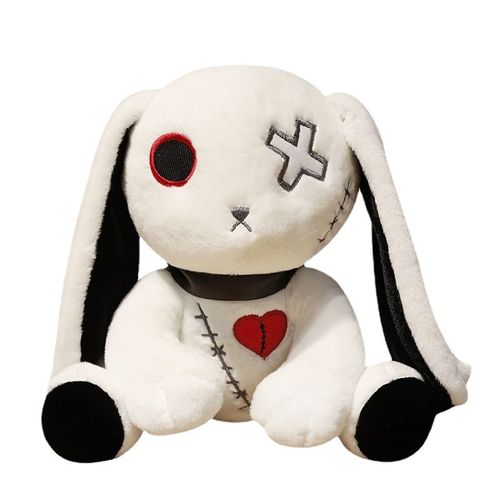 30 CM Lapin Blanc En Peluche Jouet Fille Tissu Poupée Coussin Mignon Lapin Blanc Bonbons Cadeau Cadeau De Noël Cadeau De Vacances
