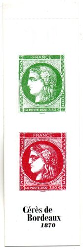France.Carnet 1527 De 2020.Céres De Bordeaux 1870.Neuf Non Plié.