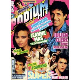 Podium Hit 158 1985 Incomplet Les Forbans/Isabelle Perilhou/Gilbert Montagne/Julien Clerc/Duran Duran/Jagger/Lio/Matt Dillon/Balasko Michel Blanc/Stephanie De Monaco