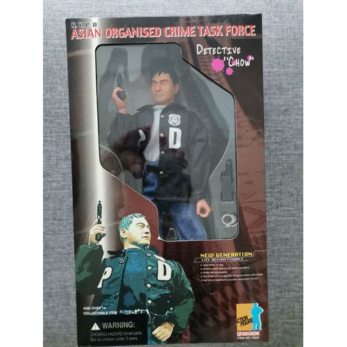 Figurine Dragon Asian Organised Crime Task Force Détective Chow 1/6 30 Cm