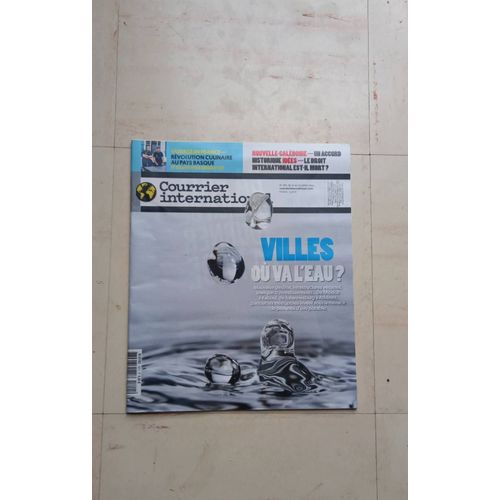 Courrier International..1811..Villes Ou Va Leau