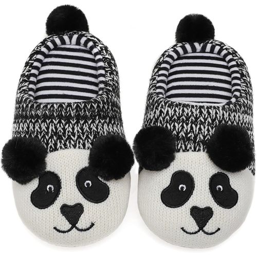 Ihkhu-Chausson Hiver Pour Enfants Et Femmes & Hommes Antidérapante Pantoufles Chaussures Chaudes Pour La Maison En Mousse À Mémoire De Forme 24-43 Eu