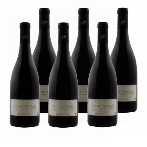 Carton De 6 Bouteilles - Le Temps Des Sages - Les Opiniâtres - Aop Luberon - Rouge - 2018
