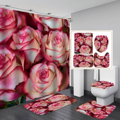 Saint-Valentin - Rideau de douche (Style 5)