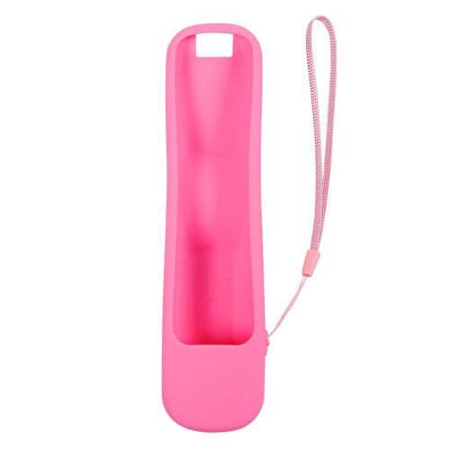 Étui de protection rose pour télécommande LG Magic MR21GC, coque en silicone antichoc et anti-perte avec sangle