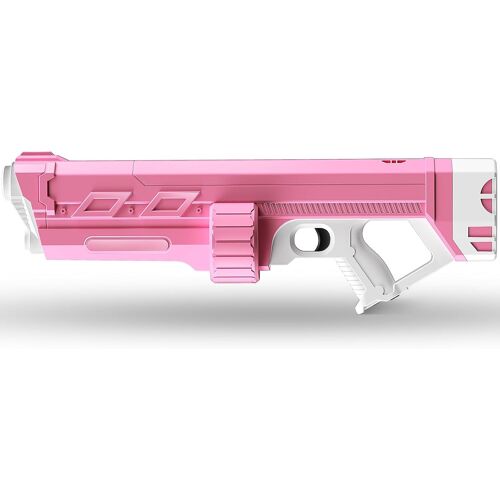 (Rose) Pistolet À Eau Électrique Amélioré, Pistolet À Eau Automatique Le Plus Puissant Pour Adultes/Enfants, Pistolet À Eau À Aspiration Automatique 150 Coups, Pistolet Complet Piscine/Plage