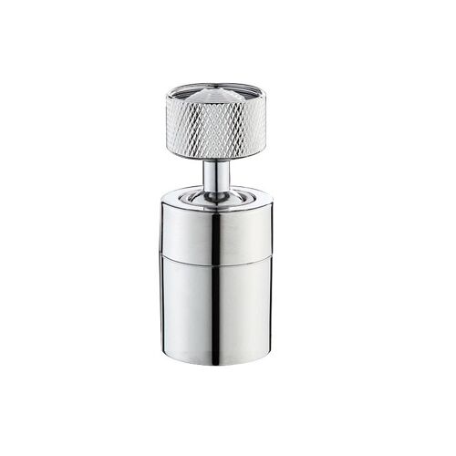 Aérateurs de robinet pivotants à 80 degrés, double fonction, pour cuisine et salle de bain, chrome poli (FM22)