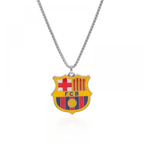 Collier Avec Blason Du Club De Football De Barcelone