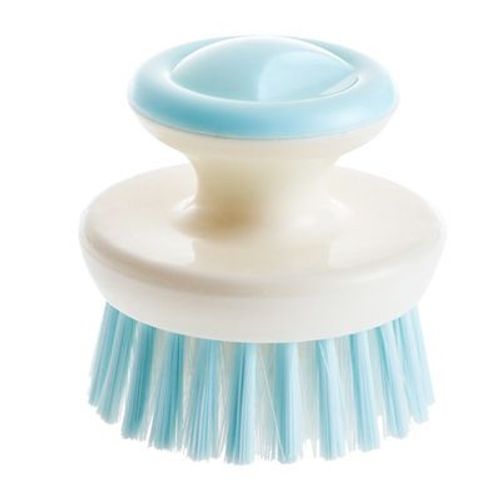 (Bleu 1 pièce) Brosse à vaisselle, brosse à paume avec poignée ergonomique, brosse de nettoyage de cuisine, lave-vaisselle à poils durs pour éviers, casseroles et poêles