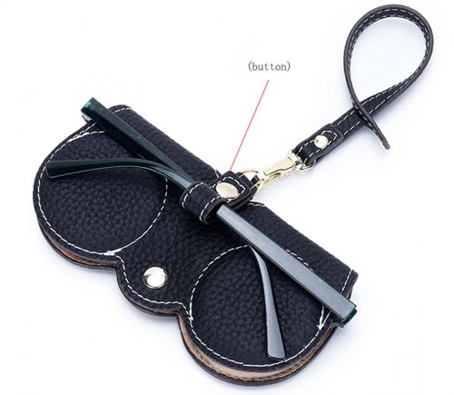 Étui À Lunettes En Cuir De Vache (Marron), Étui À Lunettes De Soleil, Pochette À Lunettes En Cuir Souple Pour Femmes Et Hommes En Voyage 