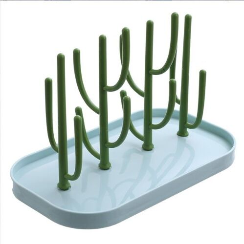 (Bleu) Égouttoir À Biberons, Support À Tasses Avec Support Amovible, Support De Séchage Multifonction Pour Biberons, Tétines, Tasses, Support Réutilisable Pour Biberons, Accessoires Pour Bébé