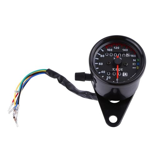 Compteur Kilométrique De Moto (Couleur : Noir)
