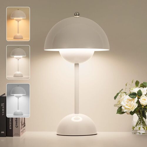 Lampe De Bureau Bud (Rechargeable) Blanche