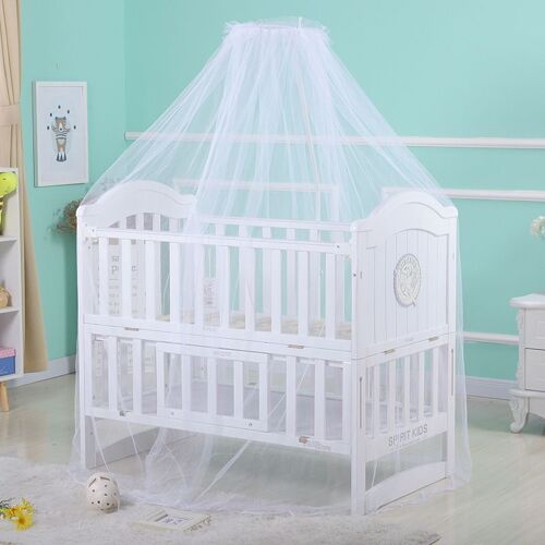 Moustiquaire Pour Enfants - Moustiquaire Respirante Et Confortable Avec Traitement Insecticide, Blanche (160*420 Cm)