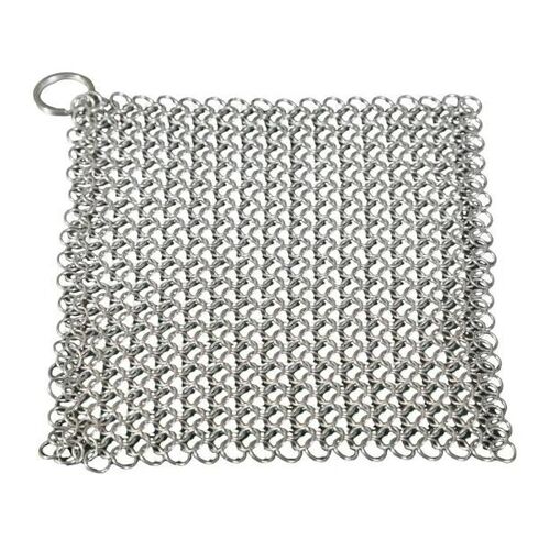 Brosse à récurer en cotte de mailles 7" x 7