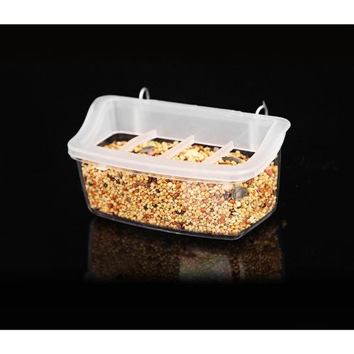 Boîte À Nourriture Pour Oiseaux Promotionnelle, Mangeoire Transparente Anti-Éclaboussures