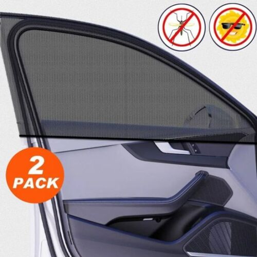 Filet De Protection Solaire Universel Pour Pare-Brise Avant De Voiture, 2 Fenêtres, 48 X 59 Cm