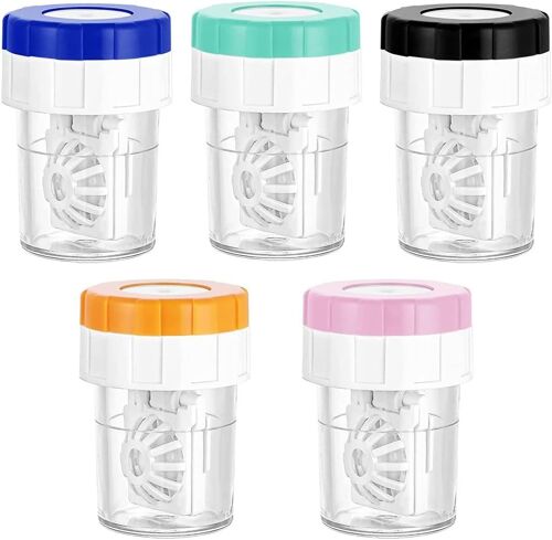 Pièces Boite Lentilles De Contact, Machine De Nettoyage De Lentilles De Contact, Nettoyant Manuel Pour Lentilles De Contact Boîte À Lentilles De Contact, Lentilles De Contact Conteneur 