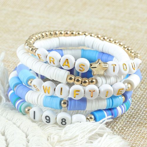Époques Tour Bracelet, Taylor Intrépide, À La Réputation, 1989 Et Amoureux De La Correspondance Des Albums Colorés Bracelets De L'amitié Bracelets Pour Taylover, Les Adolescents Et Les Adultes, Taylor Swift Concert Fan Bracelet