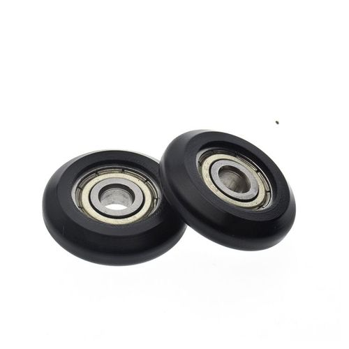 Ensemble De 4 Coulissantes De Meubles Sur Roulettes (27 X 6,5 X 5 Mm) Pour Les Baies Coulissantes Portes De Garde-Robe