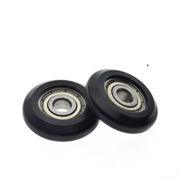 Ensemble De 4 Coulissantes De Meubles Sur Roulettes (27 X 6,5 X 5 Mm) Pour Les Baies Coulissantes Portes De Garde-Robe