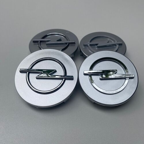 Cache Moyeu Central De Voiture 4 Pièces 59 Mm Adapté Pour Opel Mokka Insignia Zafira Corsa Tigra Badge Noir
