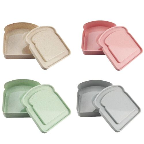 Boîtes à sandwich, 4 pièces, pour la conservation des aliments