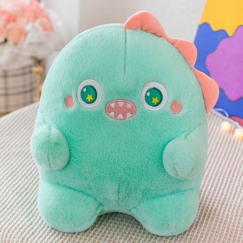 Poupée Petit Monstre, Peluche Animal Mignon, Convient aux Filles et aux Garçons, 33 cm, Vert