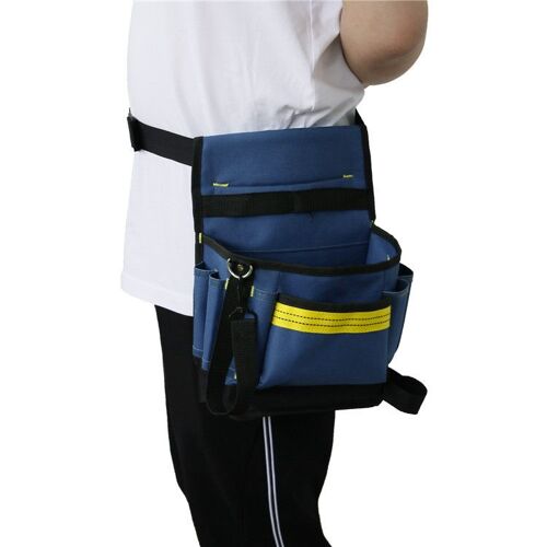 Porte-Outils En Toile 600 X 600 - Nombreuses Poches - Renforcé Par Des Rivets Métalliques - Rembourré Au Dos Pour Plus De Confort