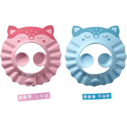 Lot De 2 Bonnets De Douche Réglables Pour Bébé, Protections Capillaires Confortables Pour Tout-Petits, Bébés, Enfants, Famille 