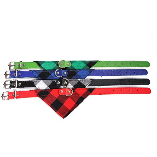 Lot De 4 Colliers Et Bandanas Légers Et Réglables Pour Chien