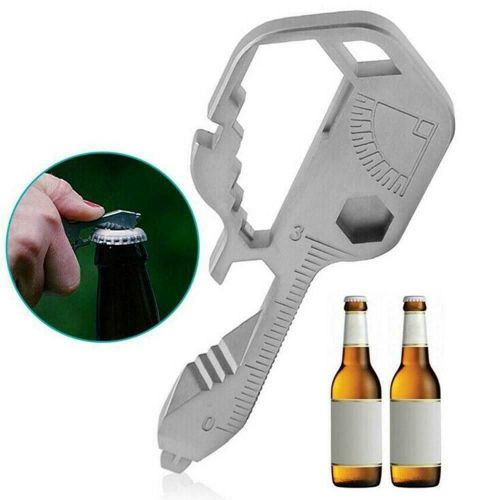 24 en 1 Multi-Poche à Outil de l'Outil Multi-Fonction Clé à molette, Tournevis, porte-clés, de plein air Multi-Outil, porte-clés, Ouvre-Bouteille Multi-Outil
