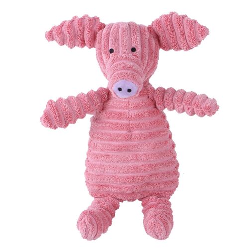 Peluche animal en forme de vache et de chien avec couineur