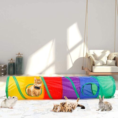 Jouet D'activité Pour Animaux, Tunnel Pliable Pour Chat, Jouet Pour Chat