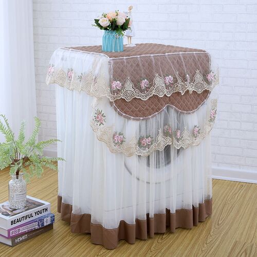 Housse pour machine à laver en tissu dentelle