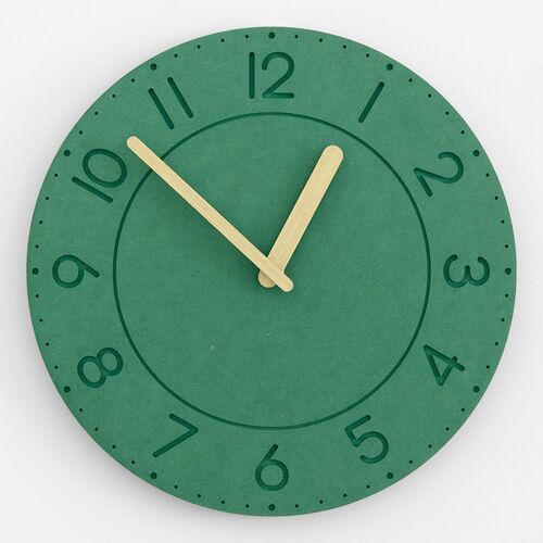 Horloge murale 30 cm en bois massif horloge murale décorative pour Morandi 1 pièce