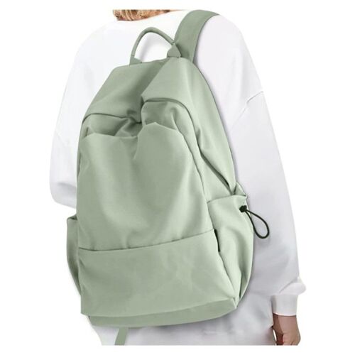 Campus vert Sac à dos pour les Femmes, Casual Sac de Voyage pour 14 Pouces ordinateur Portable pour les Adolescentes, Léger Sac à dos, Imperméable Étudiant Sac à dos, le Travail à Dos pour Hommes