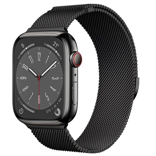 Pour Bracelet Apple Watch 42/44/45/49 Mm (Noir)