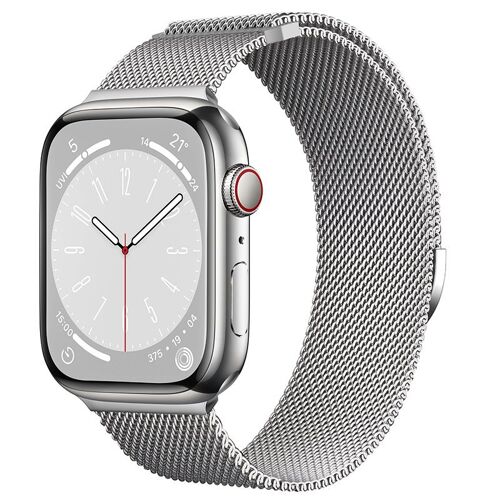 Pour Bracelet Apple Watch 42/44/45/49 Mm (Argent)