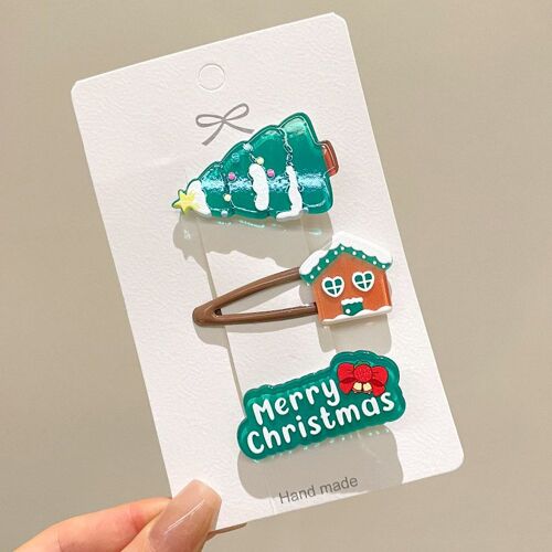 Célébrité Sur Internet : Un Chapeau D'élan Mignon Et Une Pince À Cheveux En Forme De Bonhomme De Neige 