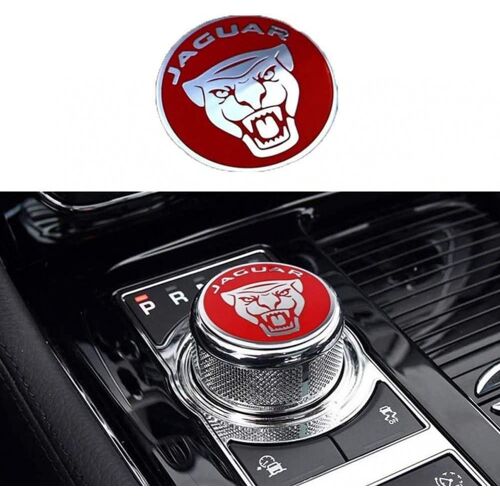 Autocollant Décoratif Pour Pommeau De Levier De Vitesse (Rouge) Pour Jaguar Xf Xe Xj F-Pace, Accessoire De Garniture De Cadre De Panneau