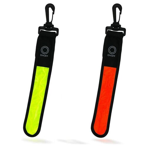 Lot De 2 Pendentifs De Sac Lumineux Réfléchissants De Sécurité Pour Course À Pied, Cyclisme, Promenade, Chien, Jogging, Équipement De Sport Haute Visibilité, Sac Rouge Pour Adultes Et Enfants
