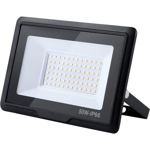Asfasfq-Projecteur Led Exterieur 50w, 5000lm Super Brillant Spot Led Extérieur, Ip66 Etanche Projecteur Exterieur Led 3000k Blanc Chaud Projecteur Led Pour Garage, Jardin, Terrace, Cour