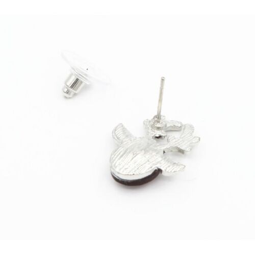 Boucles D'oreilles Renne De Noël En Argent - Argent/Mûre