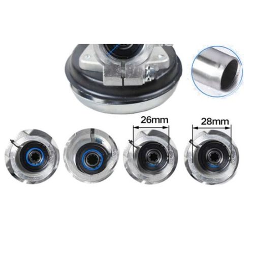 Tête de travail pour tondeuse à gazon, boîte de vitesses pour débroussailleuse, support de désherbage (26 tubes, 9 dents binaurales (avec vis))