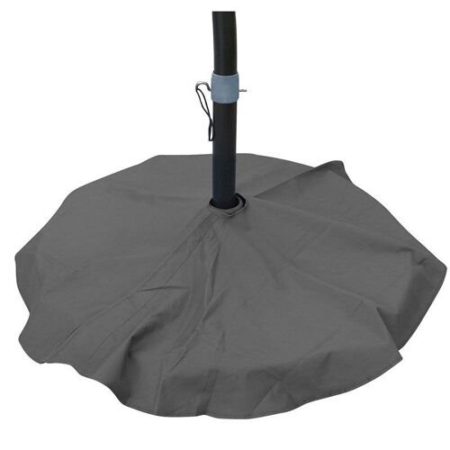 1 Pièce (Gris, Diamètre 90 Cm) Cache-Poussière Pour Support Inférieur De Parasol De Terrasse Extérieur