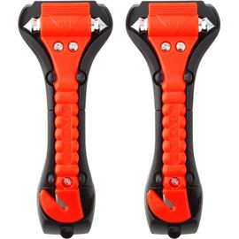 Lot de 2 marteaux de sécurité pour voiture, outils, évacuation d'urgence pour voiture