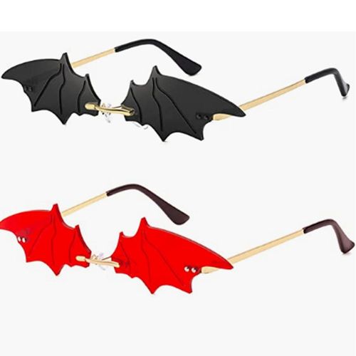 Nouvelles Lunettes De Soleil Chauve-Souris Personnalité Européenne Et Américaine Exagg