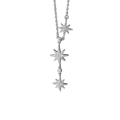 Pendentif Collier Lumière Luxe Mode Diamant Gland Collier Simple Tempérament