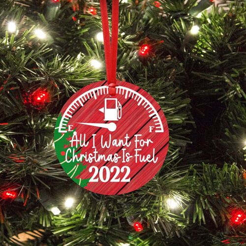 Décorations De Noël Amusantes 2022 L'année Avait Besoin D'essence 2022 Chri